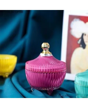  Bougie Parfumée en Coffret Mauve