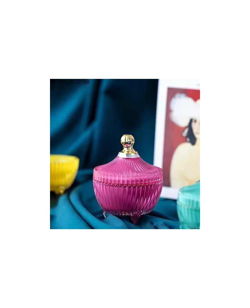Bougie Parfumée en Coffret Mauve