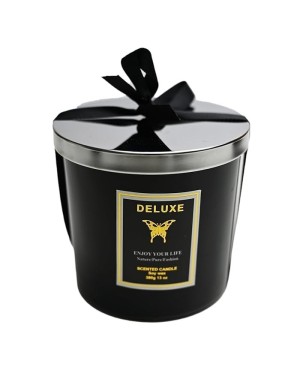 Bougie Parfumée en Verre et Couvercle