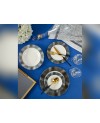 Service de Table Porcelaine 24pcs Gray - Prix compétitif