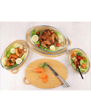  Plats à Four en Verre 4pcs - Assiettes de Présentation Prix